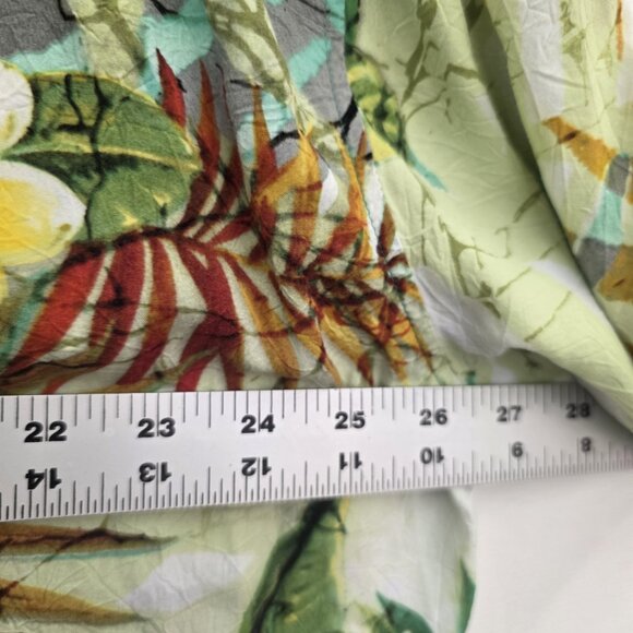 Jams World Na Pali Hawaiian Button Front Shirt Men's Size XL - Picture 8 of 9